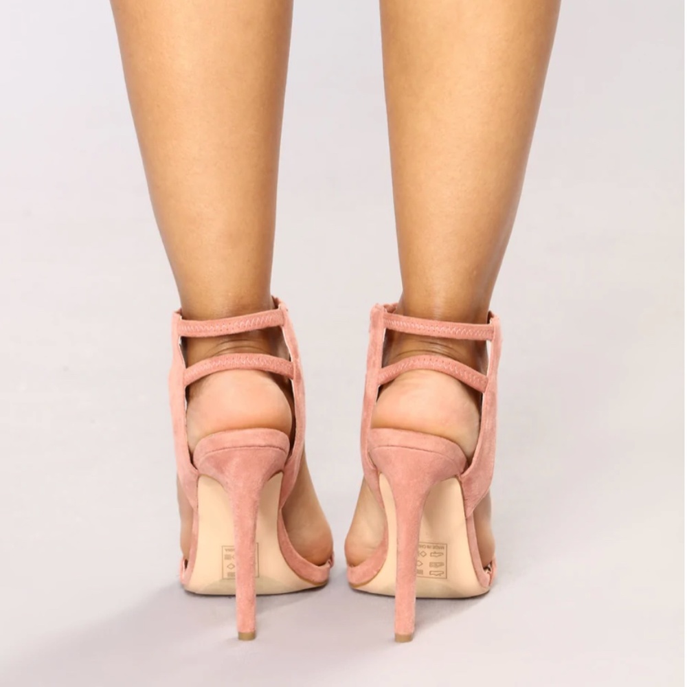 Fashion Nova Set Fire Heeled Sandal - Blush (NWOB) - Picture 6 of 15